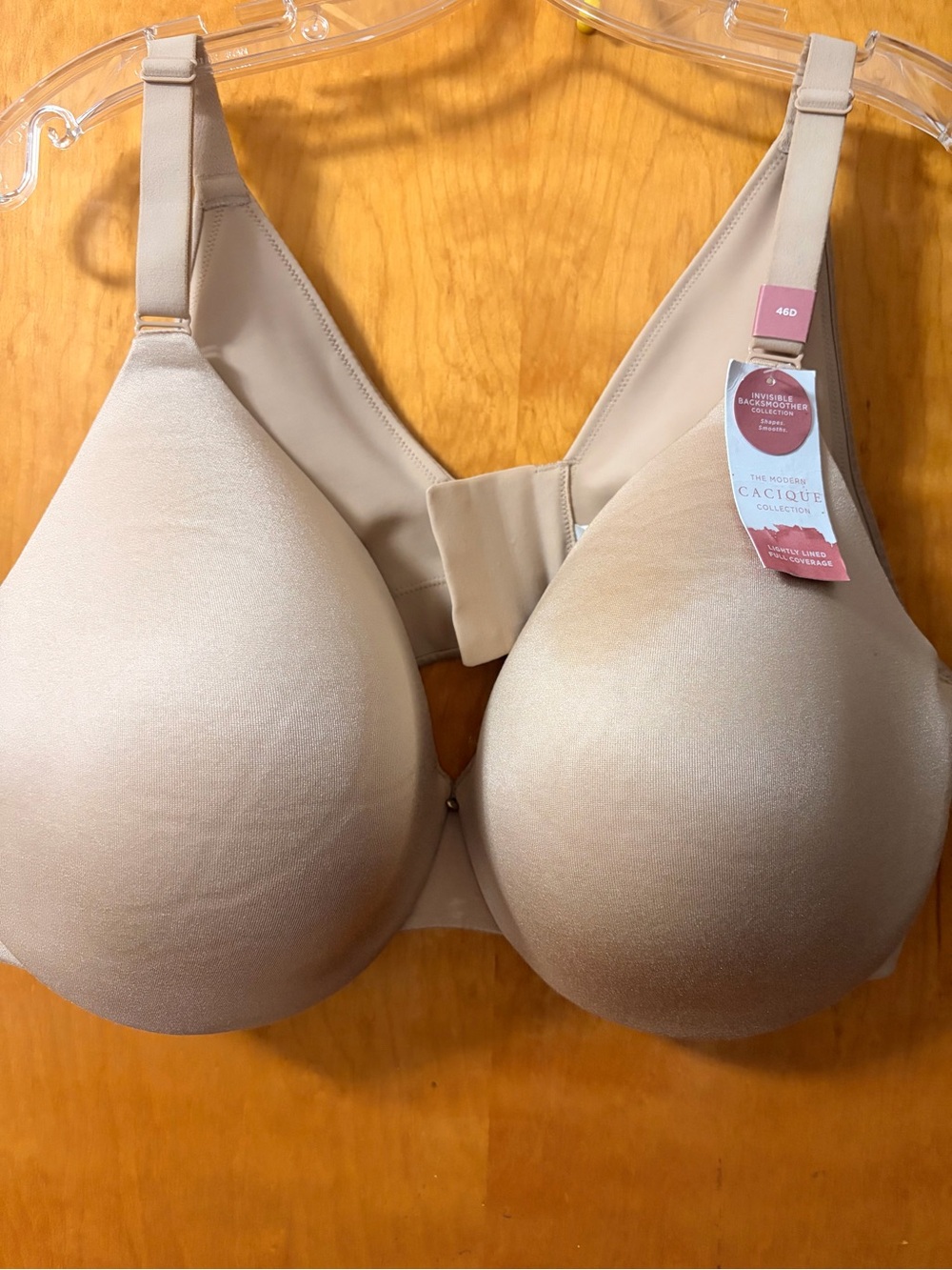 Cacique Beige Nude T-Shirt Bra with Smooth Molded Cups